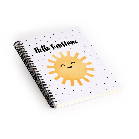 Elisabeth Fredriksson Hello There Spiral Notebook