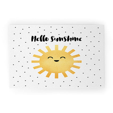 Elisabeth Fredriksson Hello There Welcome Mat