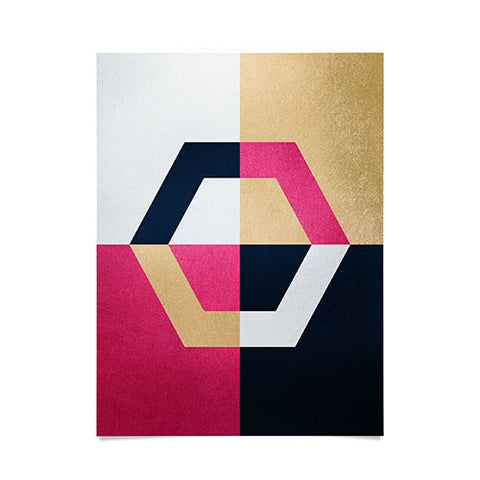 Elisabeth Fredriksson Hexagon Poster