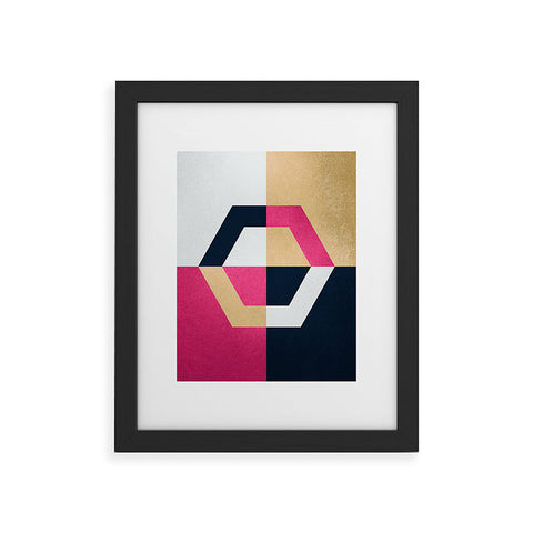 Elisabeth Fredriksson Hexagon Framed Art Print