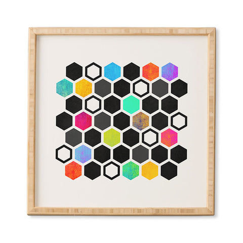 Elisabeth Fredriksson Hexagons Framed Wall Art