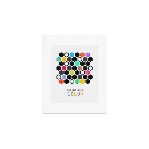 Elisabeth Fredriksson Hexagons Art Print