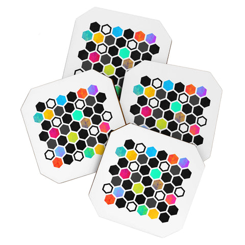 Elisabeth Fredriksson Hexagons Coaster Set