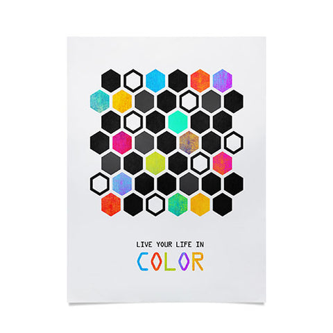 Elisabeth Fredriksson Hexagons Poster