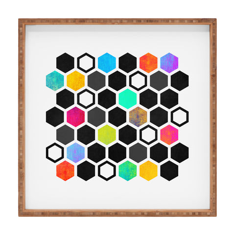 Elisabeth Fredriksson Hexagons Square Tray
