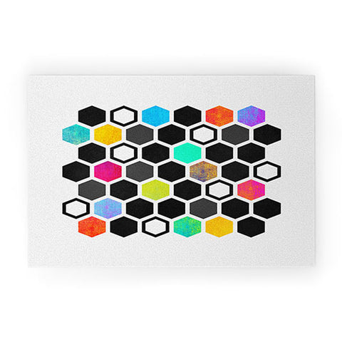 Elisabeth Fredriksson Hexagons Welcome Mat