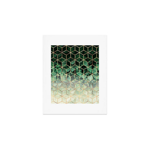 Elisabeth Fredriksson Leaves And Cubes Art Print