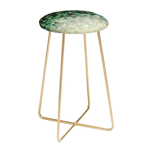 Elisabeth Fredriksson Leaves And Cubes Counter Stool