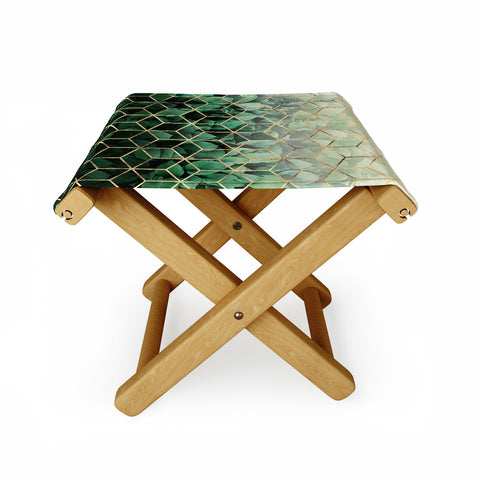 Elisabeth Fredriksson Leaves And Cubes Folding Stool