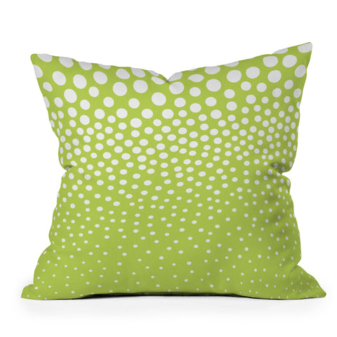 Elisabeth Fredriksson Lime Twist Throw Pillow