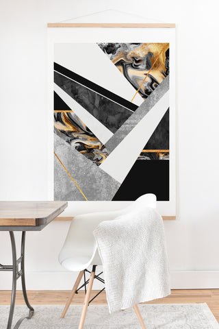 Elisabeth Fredriksson Lines and Layers Art Print And Hanger