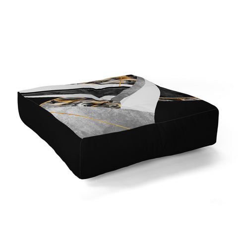 Elisabeth Fredriksson Lines and Layers Floor Pillow Square