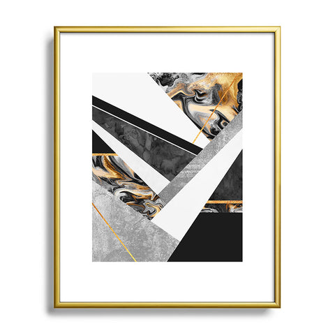 Elisabeth Fredriksson Lines and Layers Metal Framed Art Print