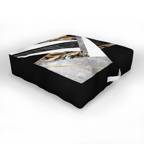 Elisabeth Fredriksson Lines and Layers Outdoor Floor Cushion