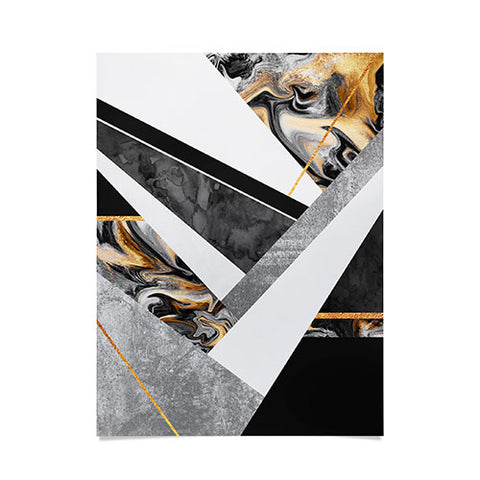 Elisabeth Fredriksson Lines and Layers Poster