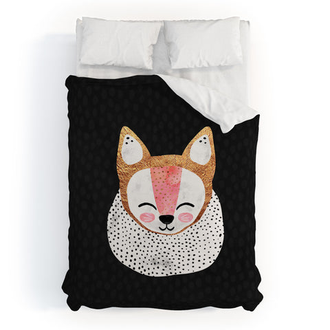 Elisabeth Fredriksson Little Arctic Fox Duvet Cover