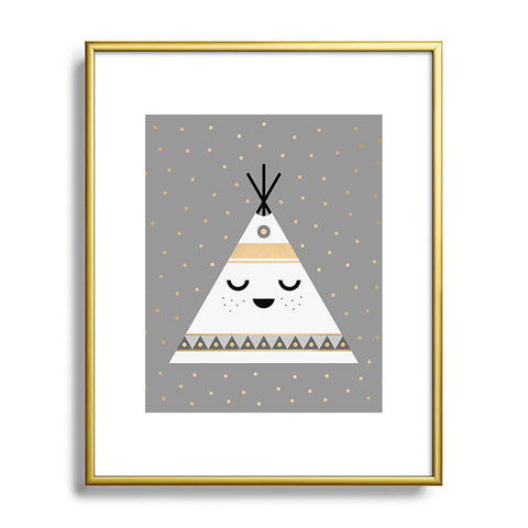 Elisabeth Fredriksson Little Tipi Metal Framed Art Print