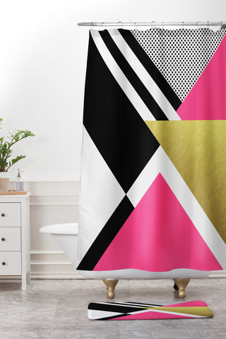 Elisabeth Fredriksson Love Letters Shower Curtain And Mat