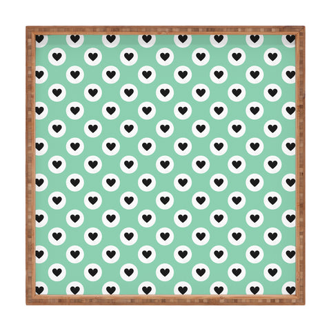 Elisabeth Fredriksson Lovely Dots Mint Square Tray