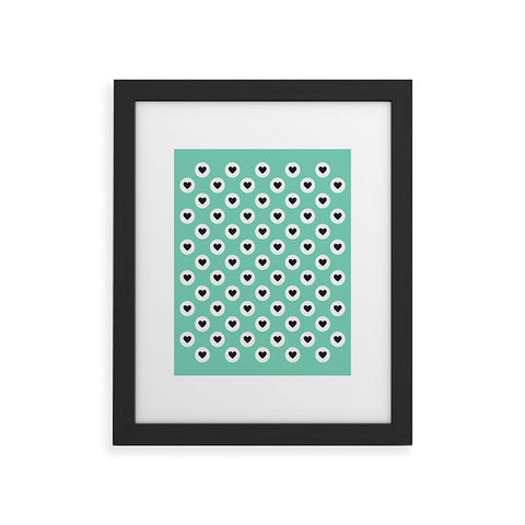 Elisabeth Fredriksson Lovely Dots Mint Framed Art Print