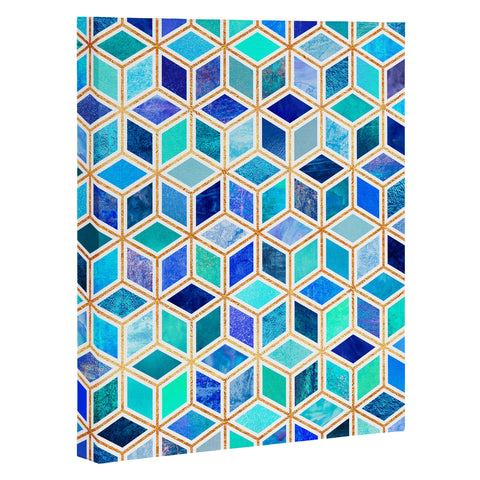 Elisabeth Fredriksson Magic Blue Art Canvas