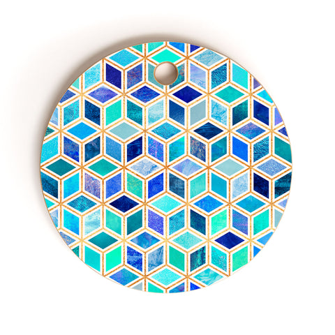 Elisabeth Fredriksson Magic Blue Cutting Board Round