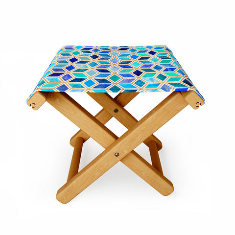 Elisabeth Fredriksson Magic Blue Folding Stool