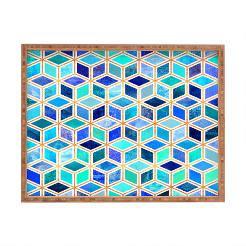 Elisabeth Fredriksson Magic Blue Rectangular Tray