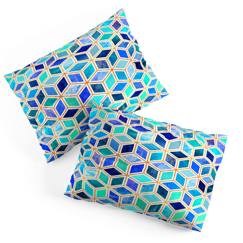 Elisabeth Fredriksson Magic Blue Pillow Shams