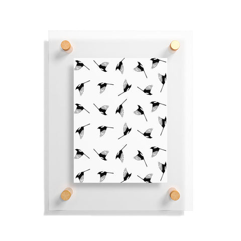 Elisabeth Fredriksson Magpies Floating Acrylic Print