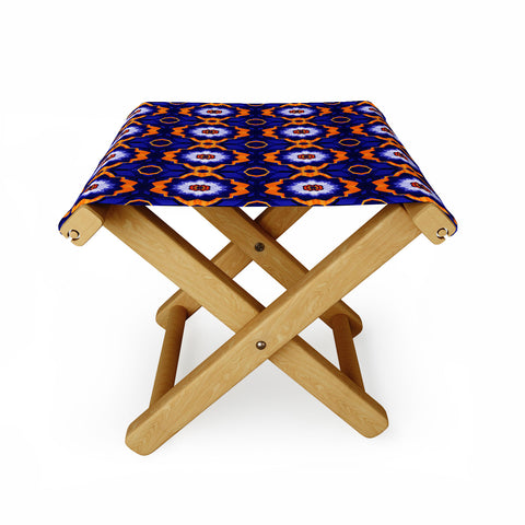 Elisabeth Fredriksson Midnight Flowers Folding Stool