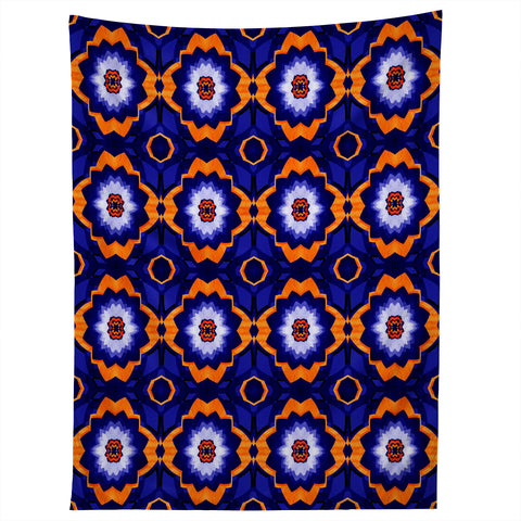 Elisabeth Fredriksson Midnight Flowers Tapestry