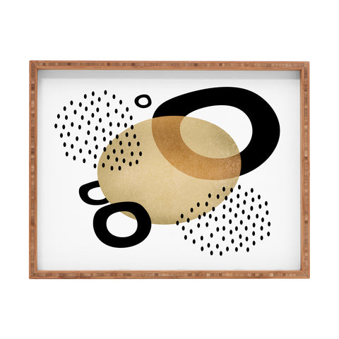 Elisabeth Fredriksson Minimal Graphic Rectangular Tray