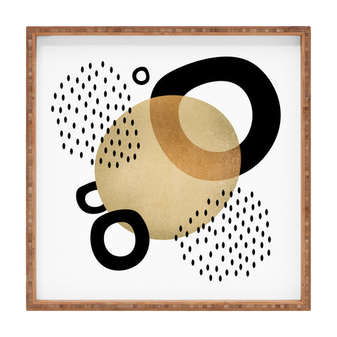 Elisabeth Fredriksson Minimal Graphic Square Tray