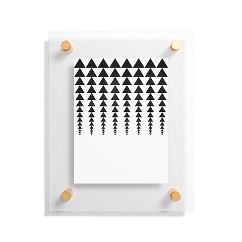 Elisabeth Fredriksson Minimal Triangles Floating Acrylic Print