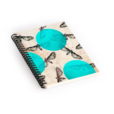 Elisabeth Fredriksson Moths Spiral Notebook
