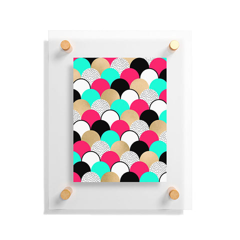 Elisabeth Fredriksson Neon Gumdrops Floating Acrylic Print