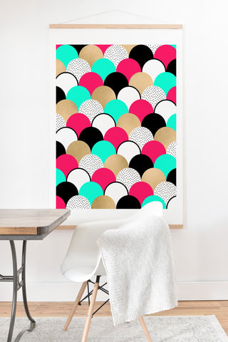 Elisabeth Fredriksson Neon Gumdrops Art Print And Hanger