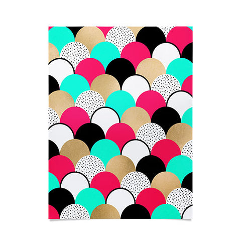 Elisabeth Fredriksson Neon Gumdrops Poster