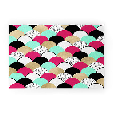 Elisabeth Fredriksson Neon Gumdrops Welcome Mat