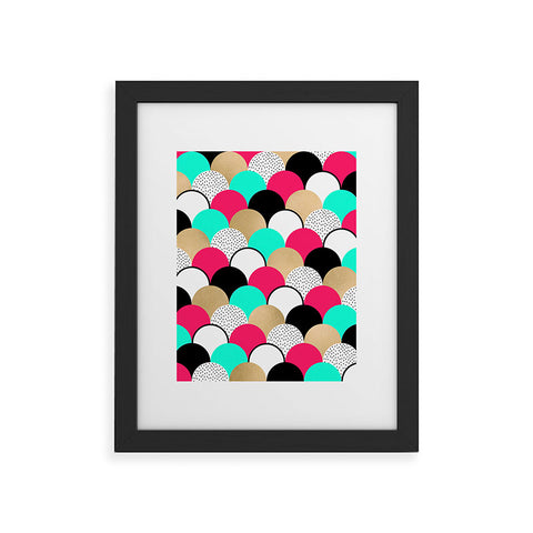 Elisabeth Fredriksson Neon Gumdrops Framed Art Print