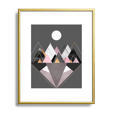 Elisabeth Fredriksson Nordic Mountain Fox Metal Framed Art Print