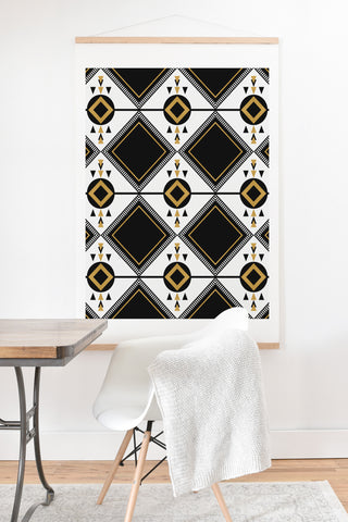 Elisabeth Fredriksson North Black Art Print And Hanger