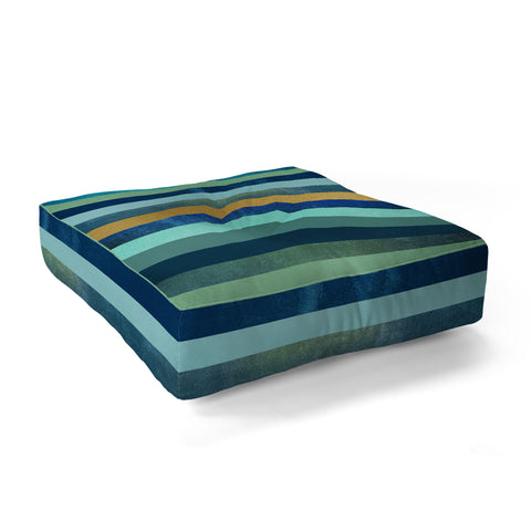 Elisabeth Fredriksson Ocean Deep Floor Pillow Square