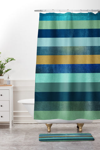 Elisabeth Fredriksson Ocean Deep Shower Curtain And Mat