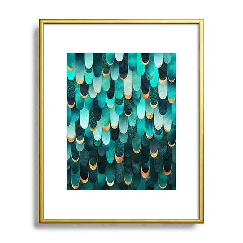 Elisabeth Fredriksson Ocean Scales Metal Framed Art Print