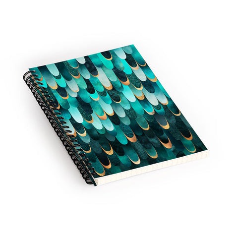 Elisabeth Fredriksson Ocean Scales Spiral Notebook