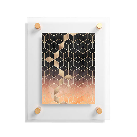 Elisabeth Fredriksson Ombre Cubes Floating Acrylic Print