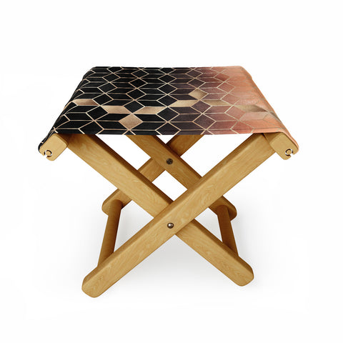 Elisabeth Fredriksson Ombre Cubes Folding Stool