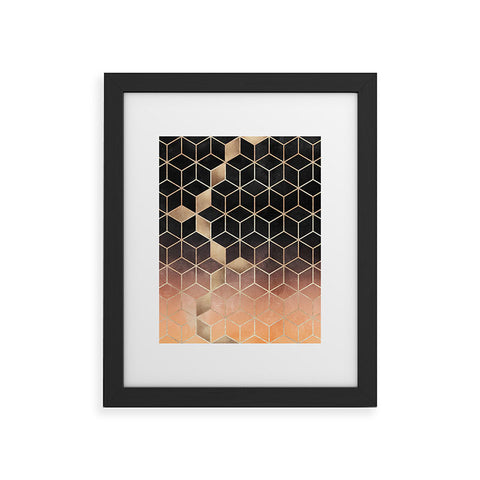Elisabeth Fredriksson Ombre Cubes Framed Art Print